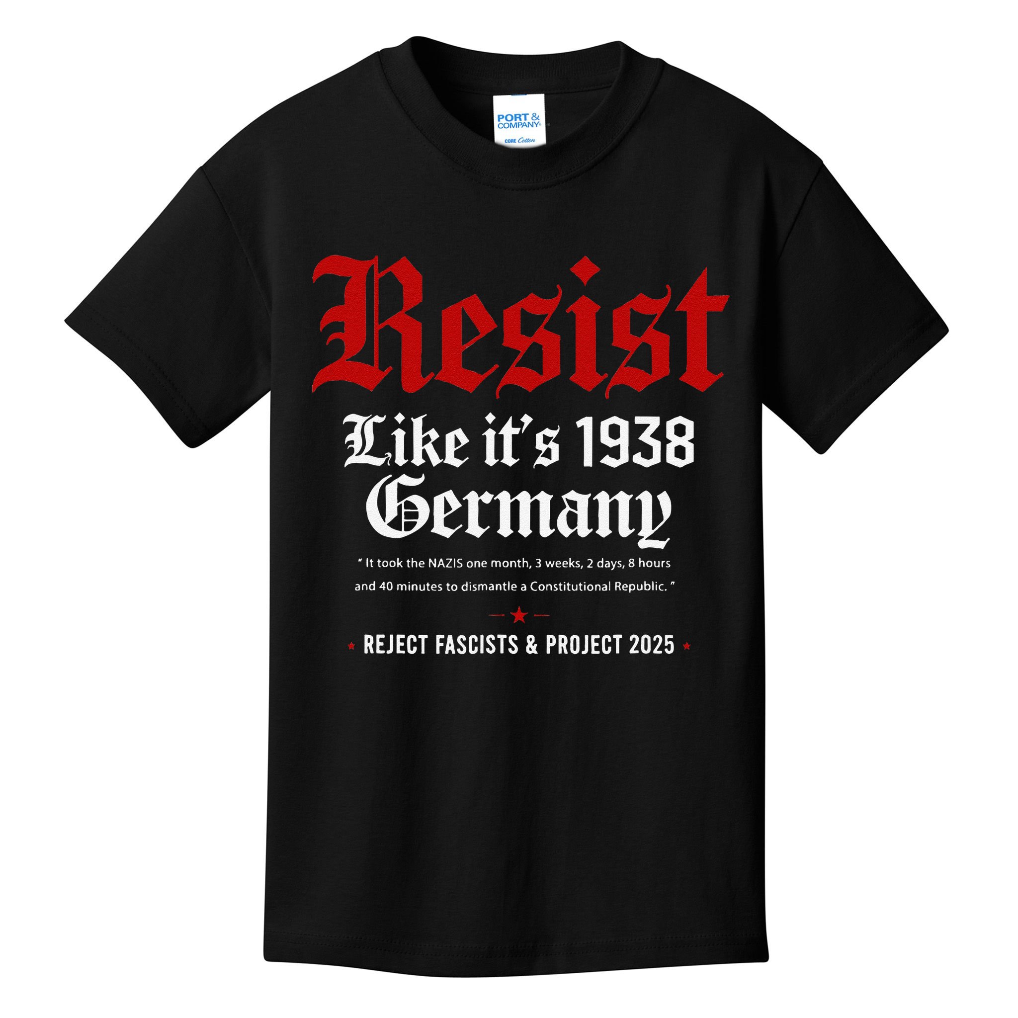 Vintage Resist Like Its 1938 Germany Kids T-Shirt