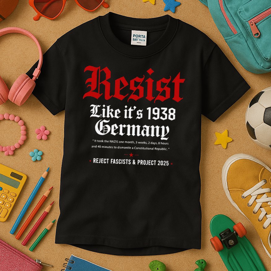 Vintage Resist Like Its 1938 Germany Kids T-Shirt