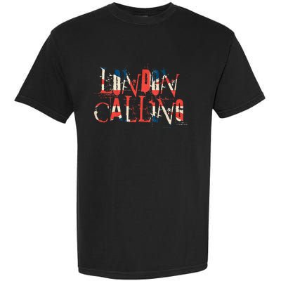 Vintage Retro London Calling Garment-Dyed Heavyweight T-Shirt