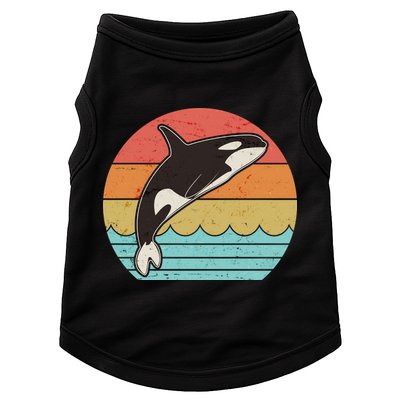 Vintage Retro Leaping Ocra Killer Whale Doggie Tank