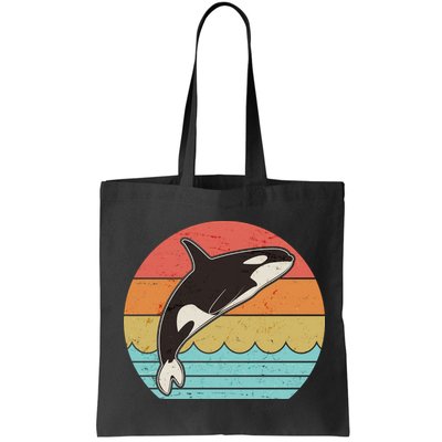 Vintage Retro Leaping Ocra Killer Whale Bag