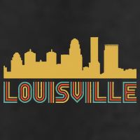 Vintage Retro Louisville Kentucky Skyline Beanie