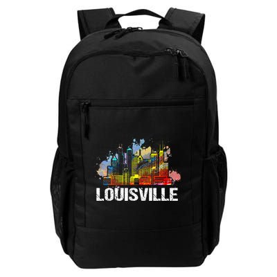 Vintage Retro Louisville Kentucky Skyline Gift Backpack