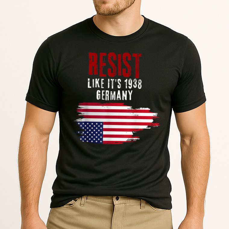 Vintage Resist Like It'S 1938 Germany Flag Cooling Performance Crew T-Shirt