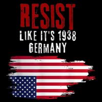 Vintage Resist Like It'S 1938 Germany Flag Cooling Performance Crew T-Shirt