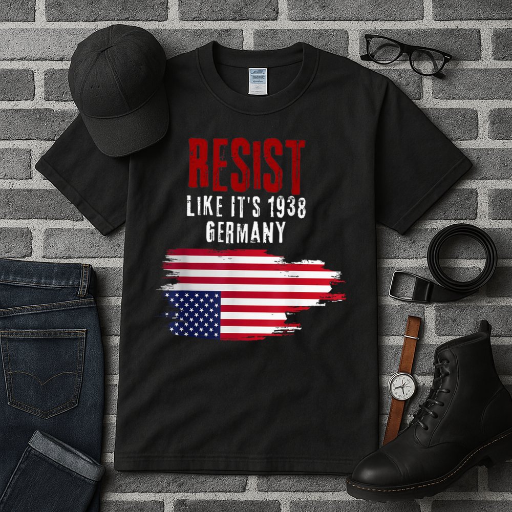 Vintage Resist Like It'S 1938 Germany Flag Tall T-Shirt