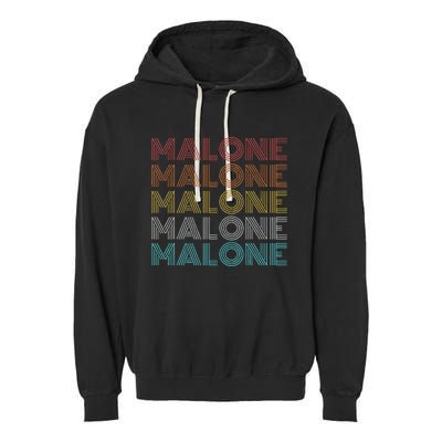 Vintage Retro Malone Garment-Dyed Fleece Hoodie