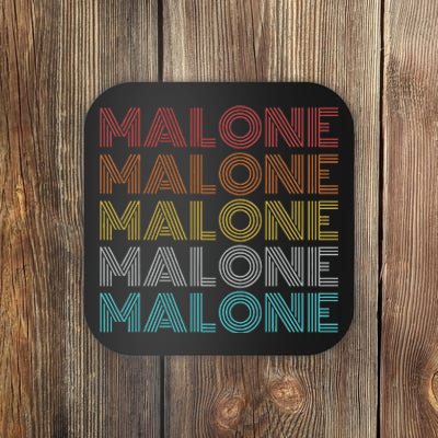 Vintage Retro Malone Coaster