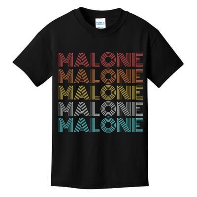 Vintage Retro Malone Kids T-Shirt