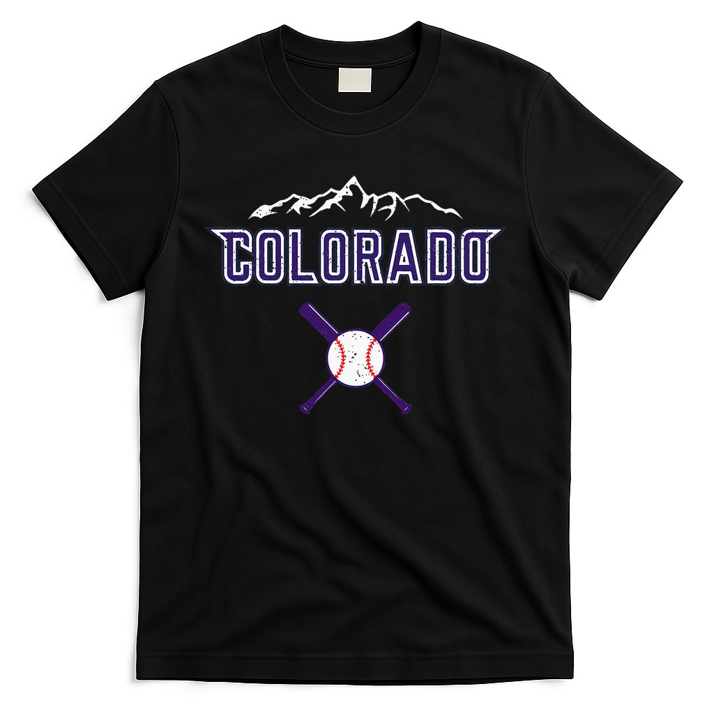 Vintage Rocky Mountain Silhouette Colorado Sport T-Shirt