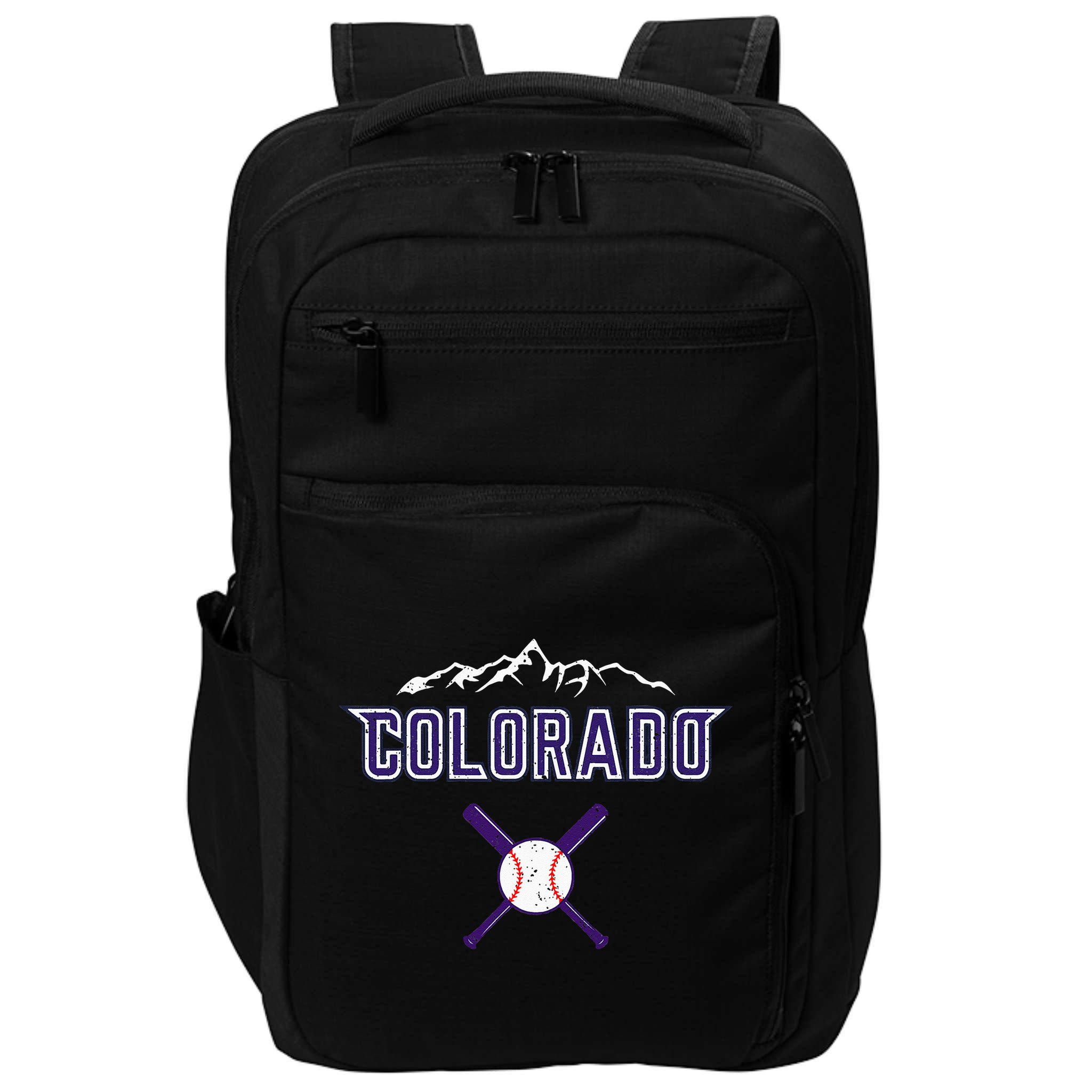 Vintage Rocky Mountain Silhouette Colorado Sport Impact Tech Backpack