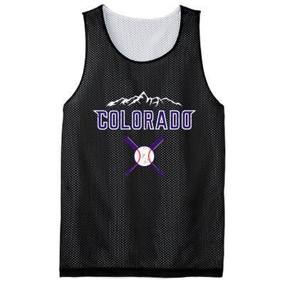 Vintage Rocky Mountain Silhouette Colorado Sport Mesh Reversible Basketball Jersey Tank