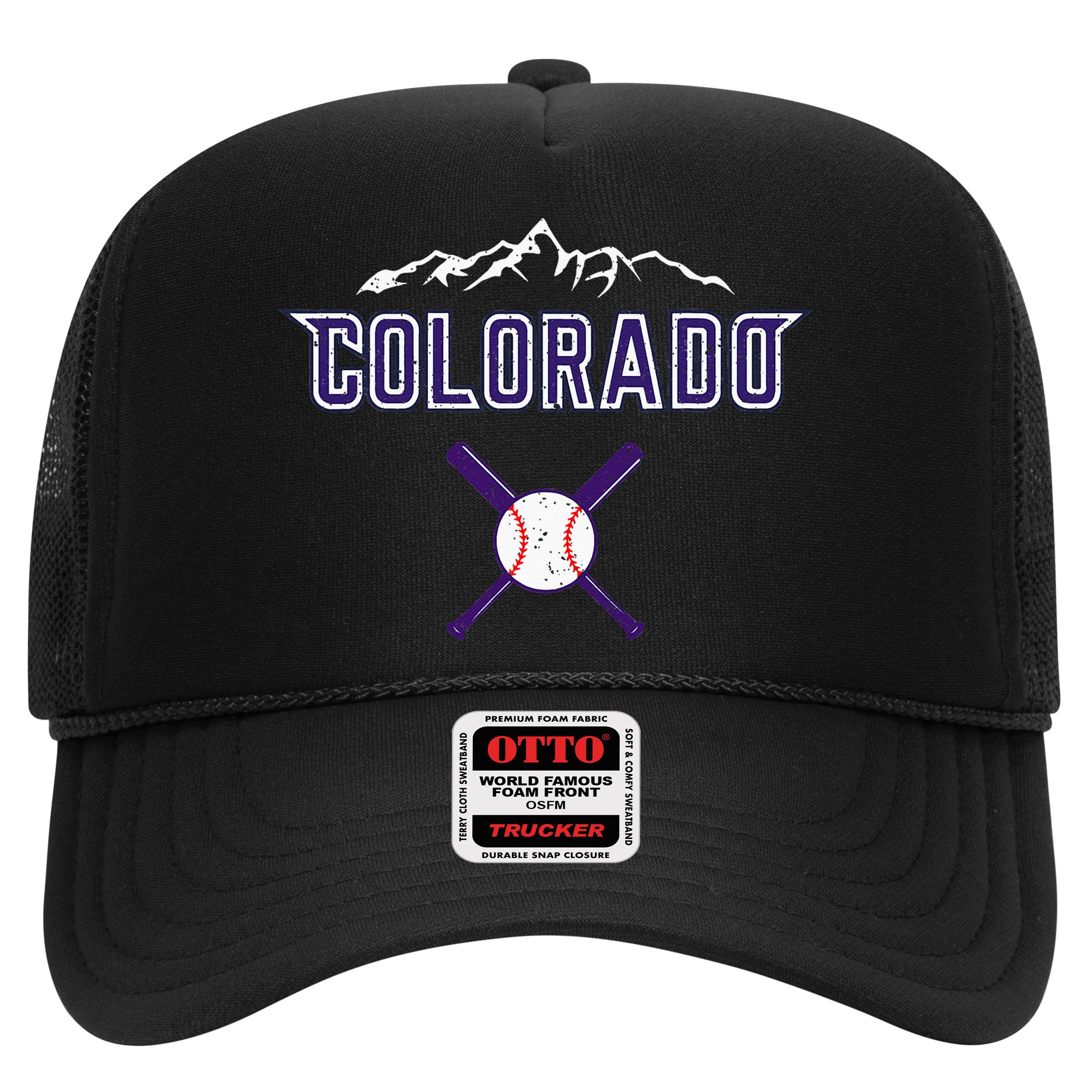 Vintage Rocky Mountain Silhouette Colorado Sport Hat