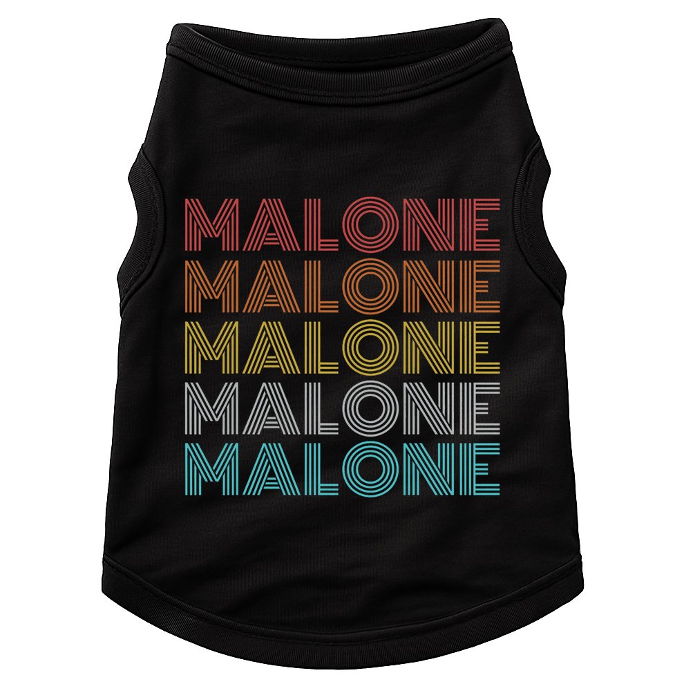 Vintage Retro Malone Doggie Tank