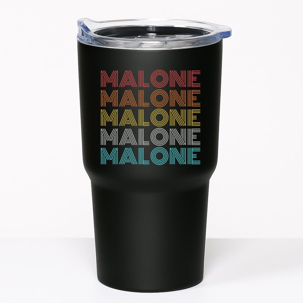 Vintage Retro Malone Tumbler