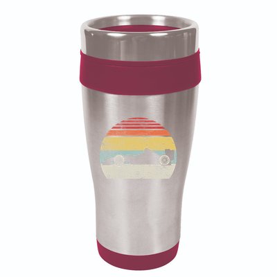 Vintage Retro Mechanic Sport Formula Race Car 16oz Travel Tumbler