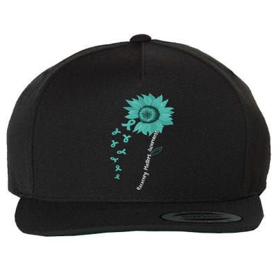 Vintage Recovery Matters Awareness Gift Wool Snapback Cap