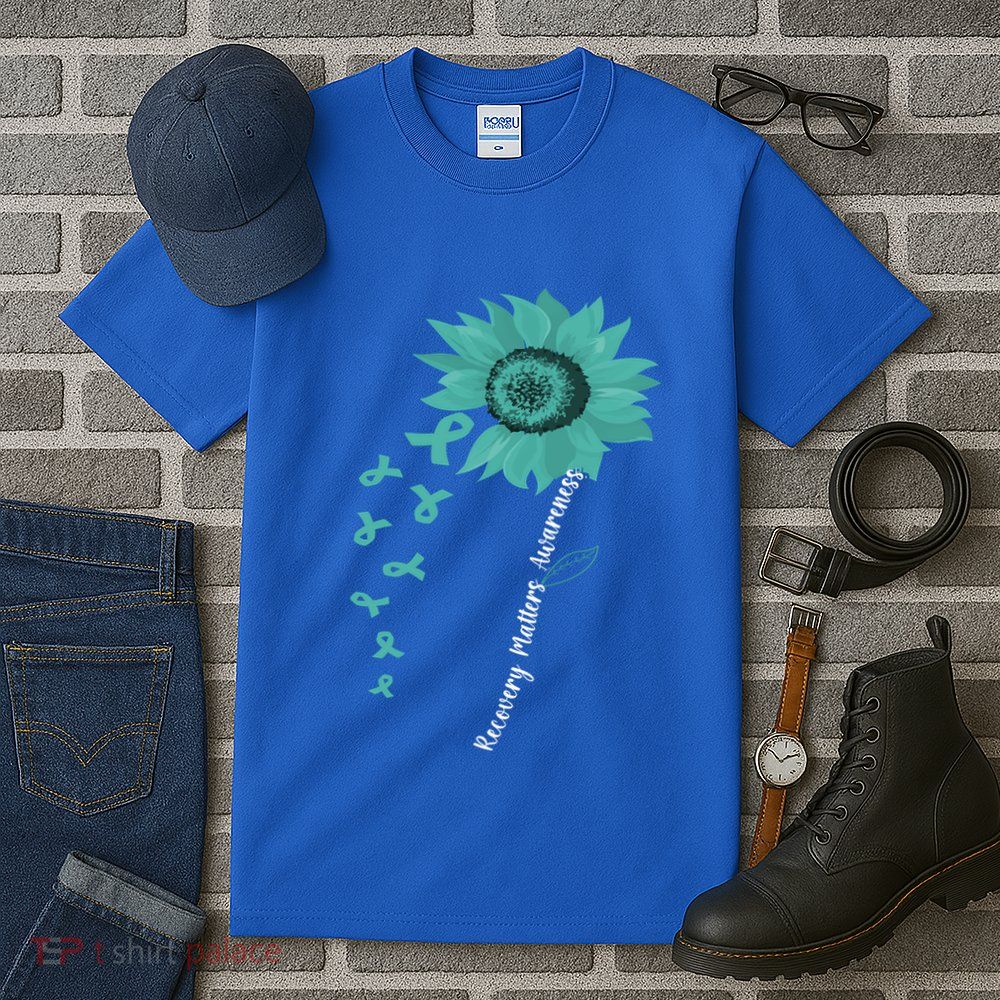 Vintage Recovery Matters Awareness Gift Tall T-Shirt