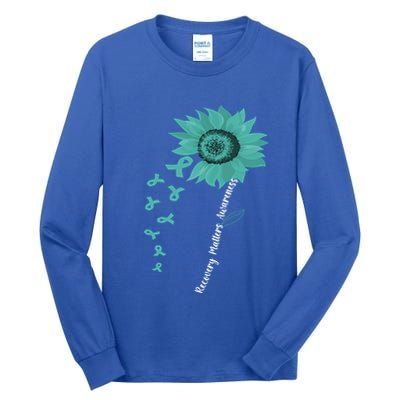 Vintage Recovery Matters Awareness Gift Tall Long Sleeve T-Shirt