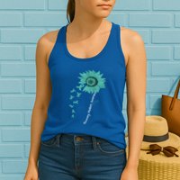 Vintage Recovery Matters Awareness Gift Womens Tank Top