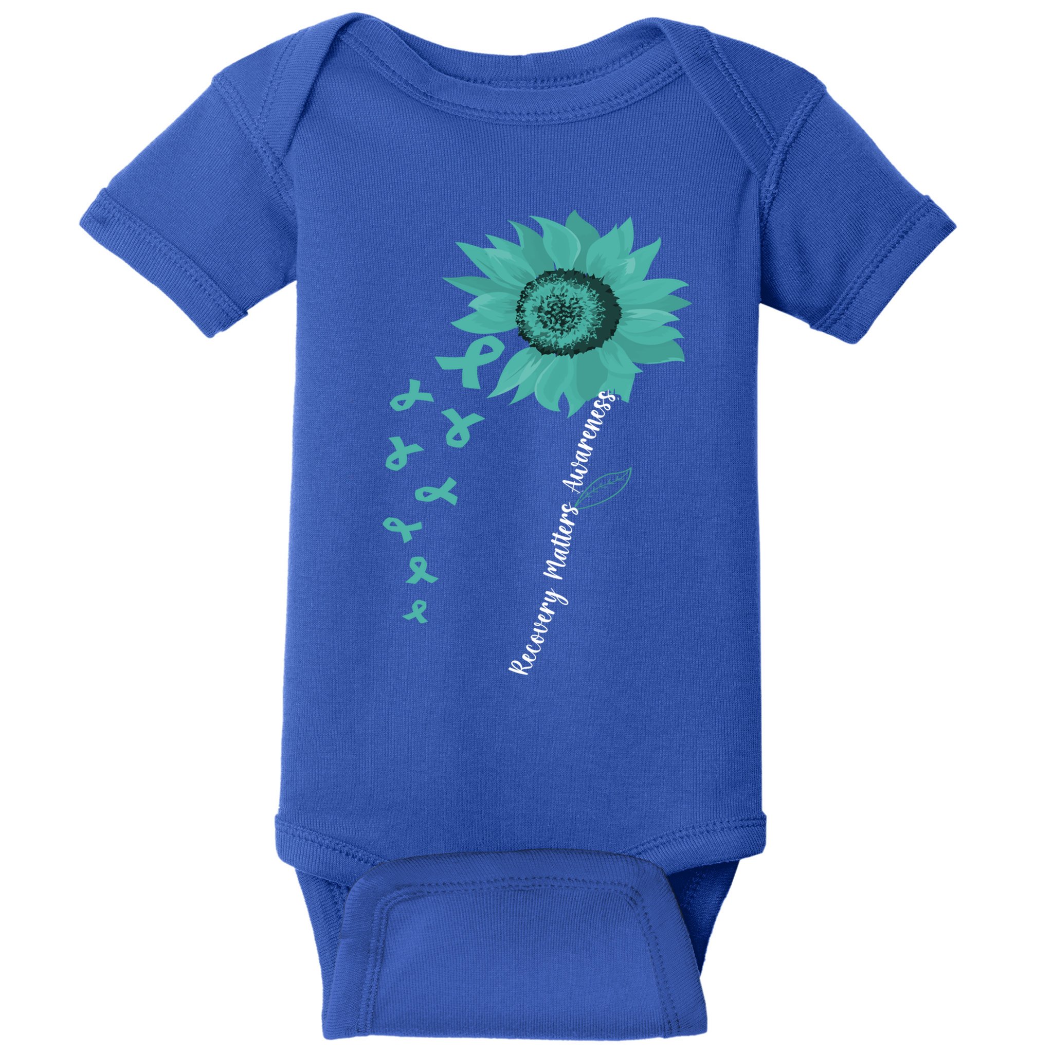 Vintage Recovery Matters Awareness Gift Baby Bodysuit