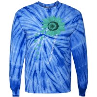 Vintage Recovery Matters Awareness Gift Tie-Dye Long Sleeve Shirt