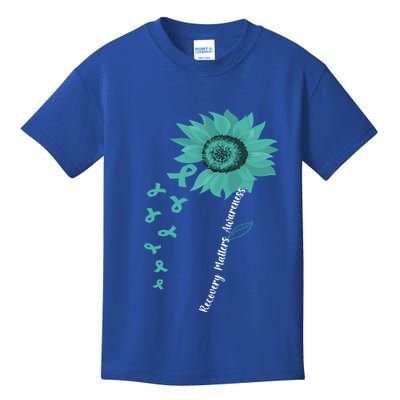 Vintage Recovery Matters Awareness Gift Kids T-Shirt