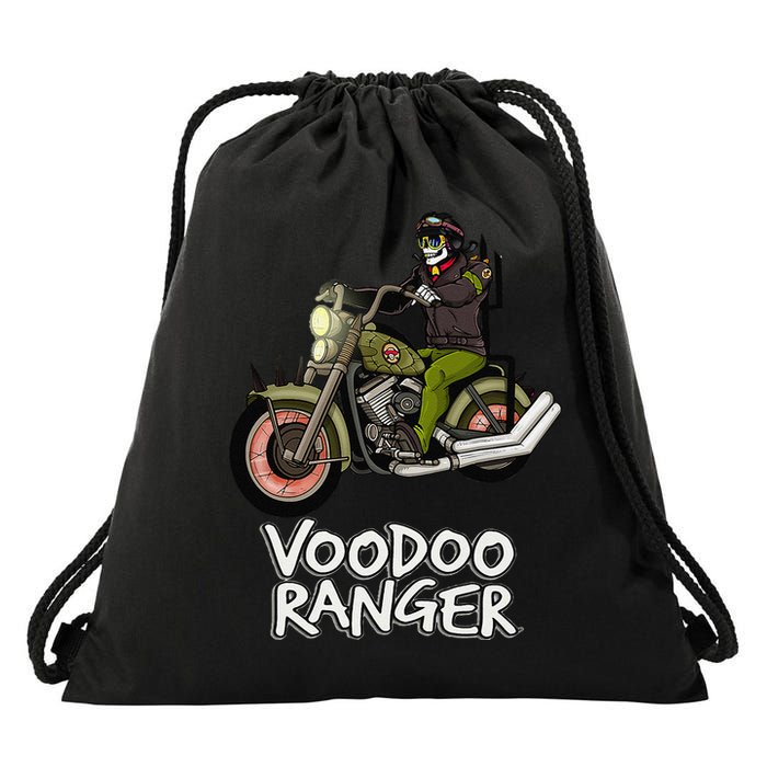 Voodoo Ranger Motorcycle Enthusiast Rider Graphic Top Drawstring Bag