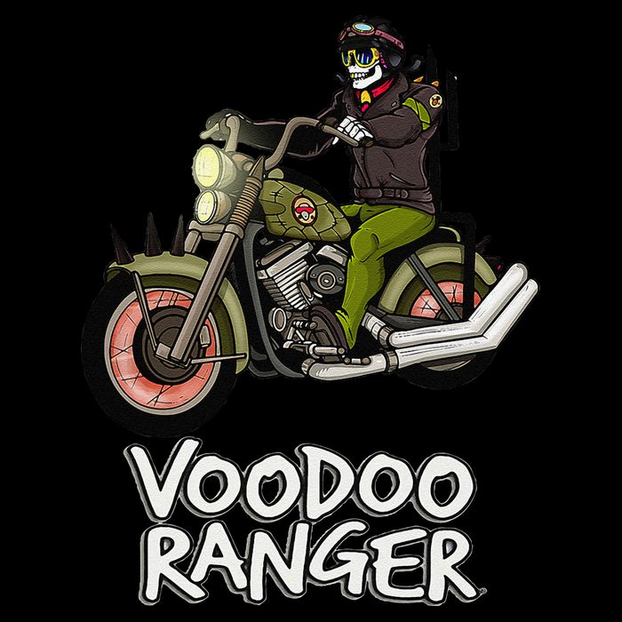 Voodoo Ranger Motorcycle Enthusiast Rider Graphic Top Drawstring Bag