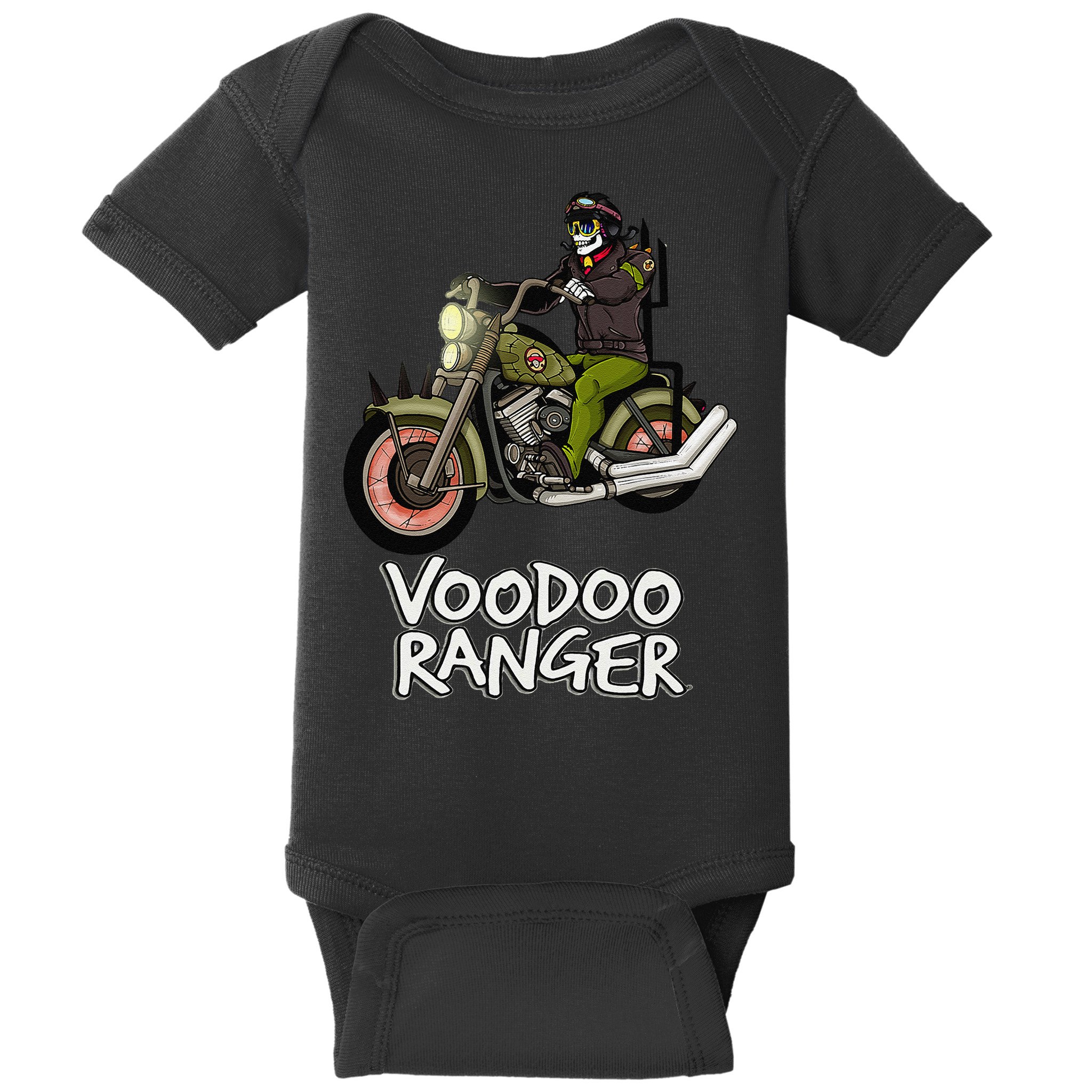 Voodoo Ranger Motorcycle Enthusiast Rider Graphic Top Baby Bodysuit