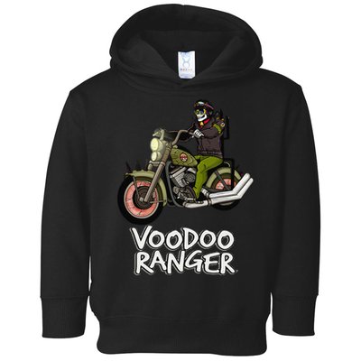 Voodoo Ranger Motorcycle Enthusiast Rider Graphic Top Toddler Hoodie