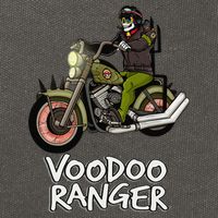 Voodoo Ranger Motorcycle Enthusiast Rider Graphic Top Cotton Canvas Backpack