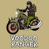 Voodoo Ranger Motorcycle Enthusiast Rider Graphic Top Button