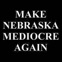 Vintage Retro Make Nebraska Mediocre Again Bucket Hat
