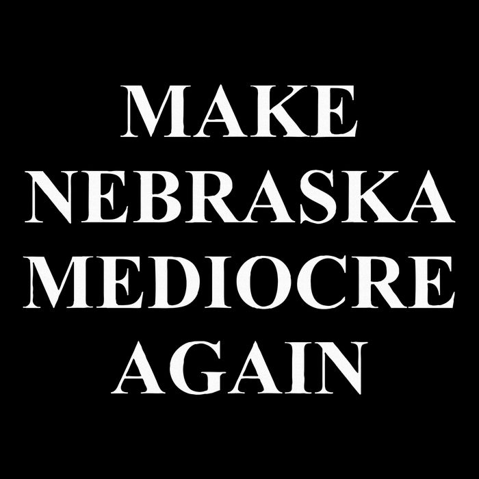 Vintage Retro Make Nebraska Mediocre Again Bucket Hat