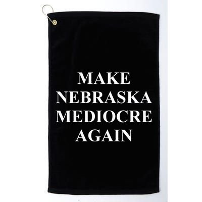 Vintage Retro Make Nebraska Mediocre Again Golf Towel