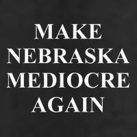 Vintage Retro Make Nebraska Mediocre Again Golf Towel