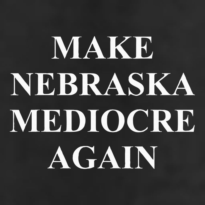 Vintage Retro Make Nebraska Mediocre Again Golf Towel