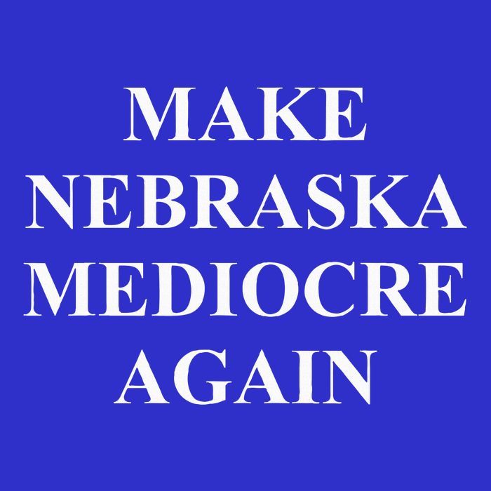 Vintage Retro Make Nebraska Mediocre Again Bag