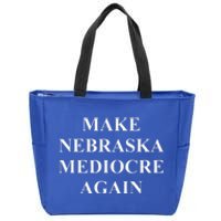 Vintage Retro Make Nebraska Mediocre Again Zip Tote Bag