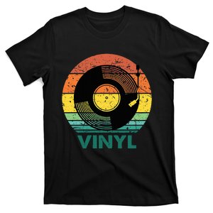 Vinyl Records Music Retro Vinyls Record 80s Vinyl T-Shirt