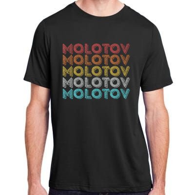 Vintage Retro Molotov Adult ChromaSoft Performance T-Shirt