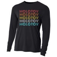 Vintage Retro Molotov Cooling Performance Long Sleeve Crew