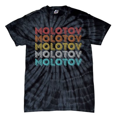 Vintage Retro Molotov Tie-Dye T-Shirt