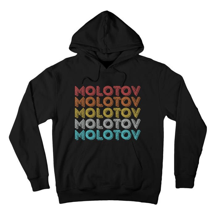 Vintage Retro Molotov Tall Hoodie