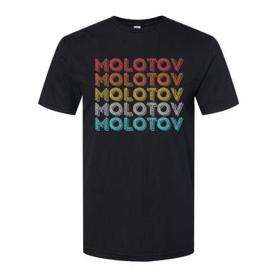 Vintage Retro Molotov Softstyle CVC T-Shirt