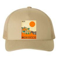 Vintage Retro Morocco Poster Yupoong Adult 5-Panel Trucker Hat