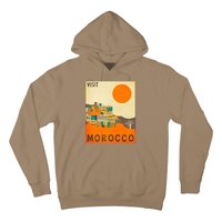 Vintage Retro Morocco Poster Hoodie