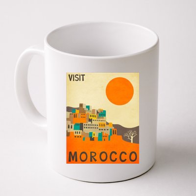 Vintage Retro Morocco Poster Coffee Mug