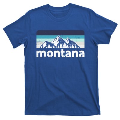 Vintage Retro Montana Mountain Adventure Outdoor Big Sky Funny Gift T-Shirt